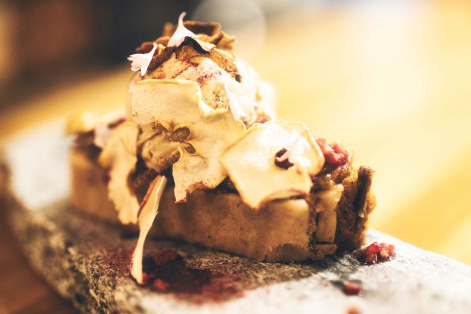 Nachtisch in Flamman's Restaurant in Storlien